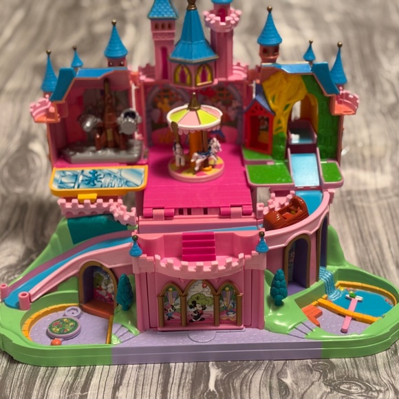 Vintage Disney Magic Kingdom Playset- 9 Figures, Working Train & Sounds - Picture 5 of 17